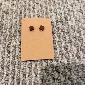 🧸5 for $15🧸Lego recycled brown earrings